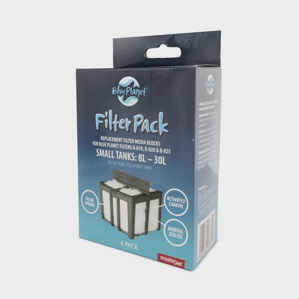 Blue Planet Filter Media Small 8 - 30 L 6 pack