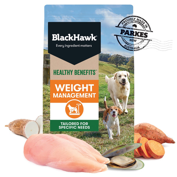 Black Hawk Healthy Benefits Weight Management dog food